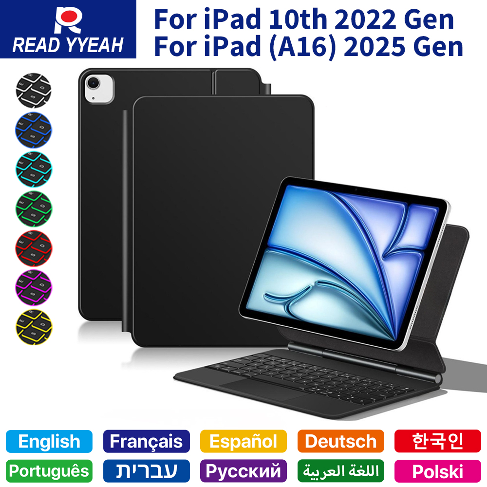 Tablet Accessories Case - Teclado Mágico 2026 con Bluetooth para