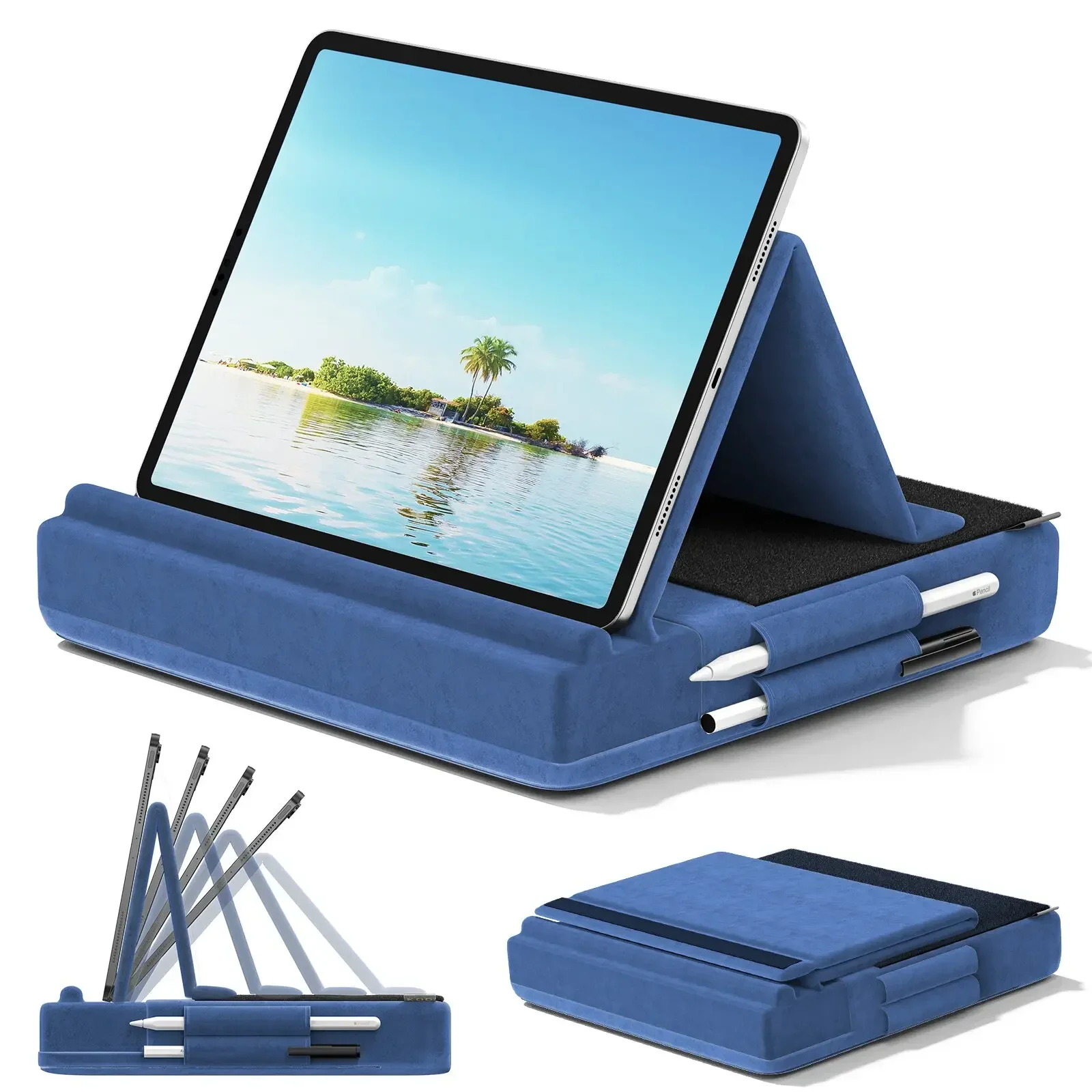 Tablet Lap Desk - Soporte de almohada para tableta mejorado,