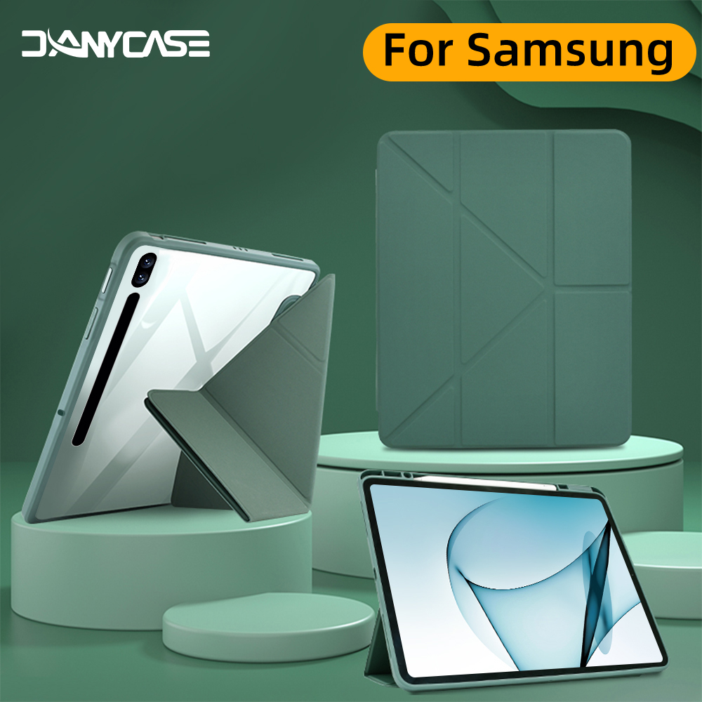 Samsung Tablet A9 Accessories - Funda con portalápices y soporte para