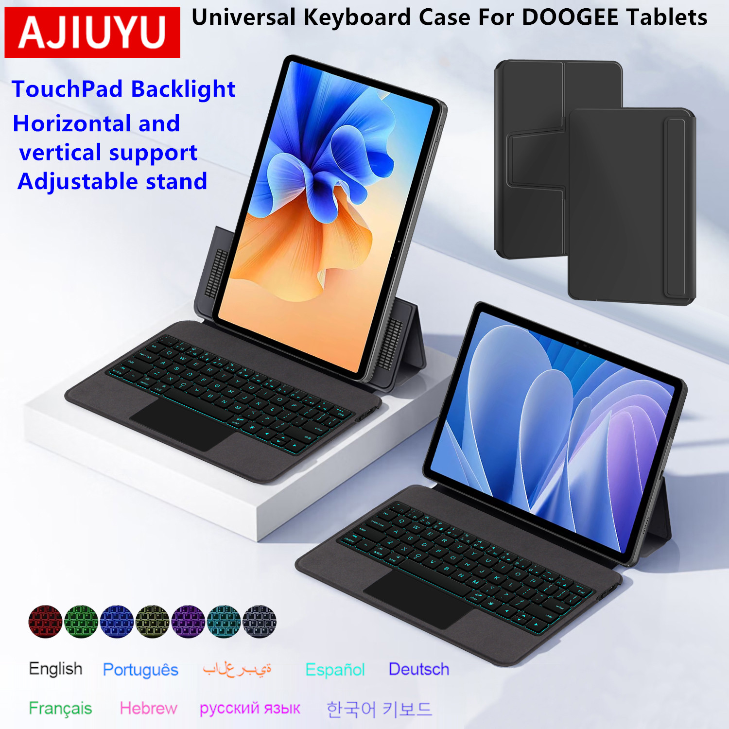 Tablet Accessories Keyboard - AJIUYU-teclado táctil para DOOGEE U11/U11 Pro,