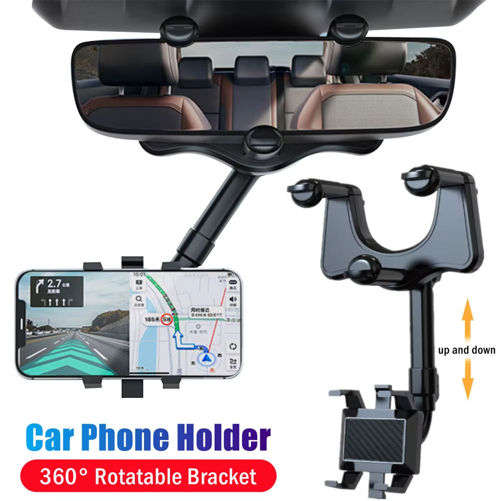 Car Accessories Tablet Holder - Soporte ajustable para teléfono con espejo