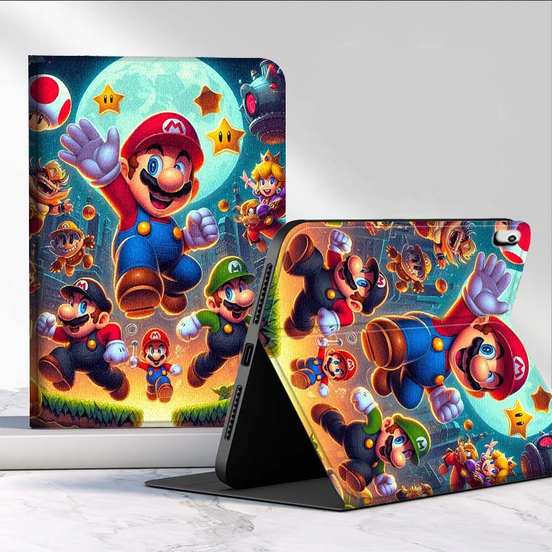 Samsung Tablet A9 Accessories - Dibujos animados m-marios arte para Samsung