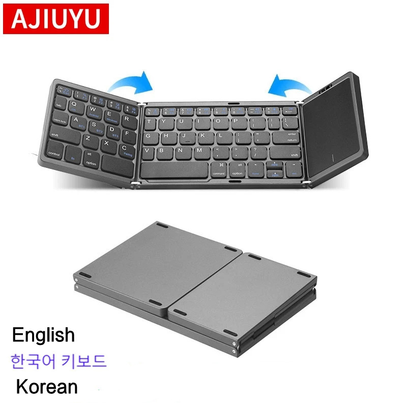 Tablet Accessories Keyboard - Mini teclado plegable portátil en inglés