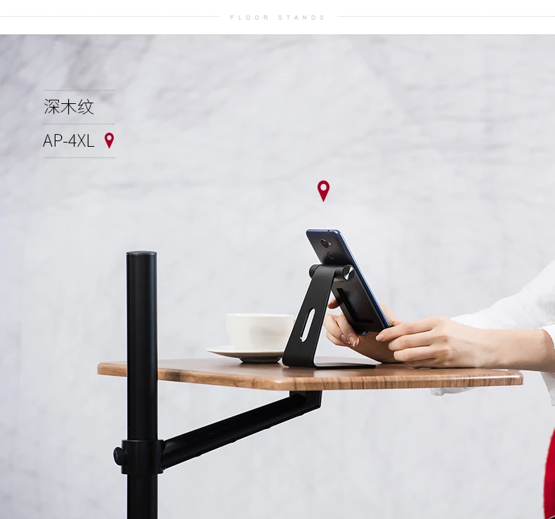 Soporte móvil de aluminio para - Tablet Lap Desk reseña y precio