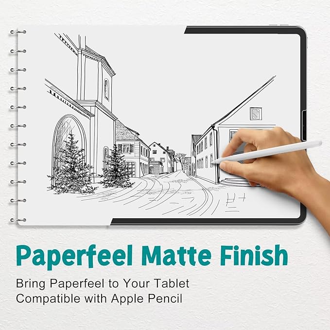 Protector de pantalla para iPa - Paper Feel Screen Film reseña y precio