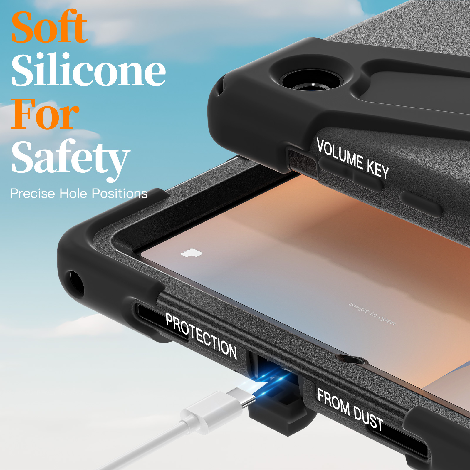 AJIUYU 360 °   Funda giratoria - Samsung Tablet A9 Accessories reseña y precio