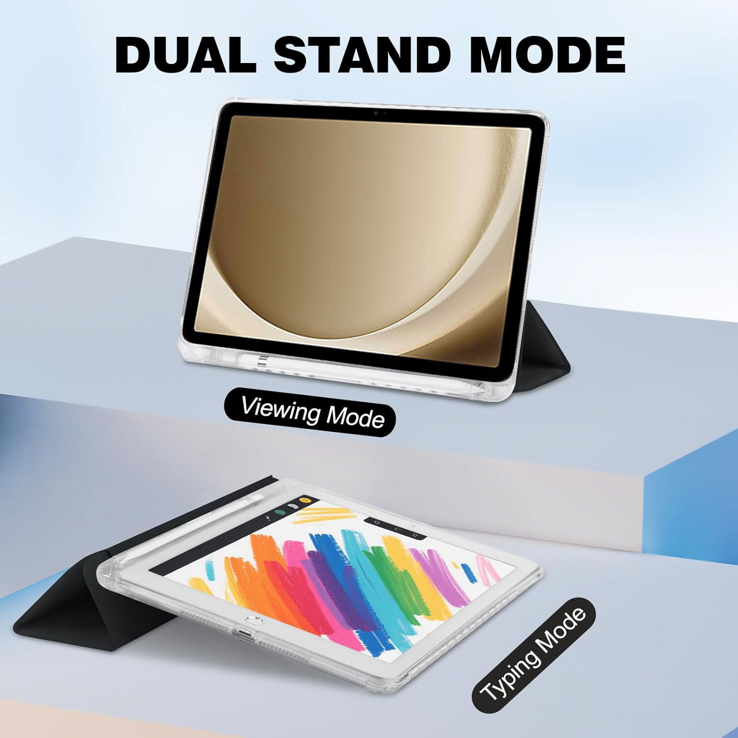 Funda de cristal transparente  - Samsung Tablet A9 Accessories reseña y precio