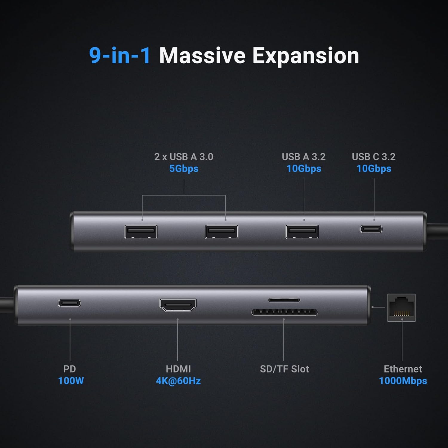 UGREEN Revodok Pro 109 USB C H - Usb Hub Type C reseña y precio