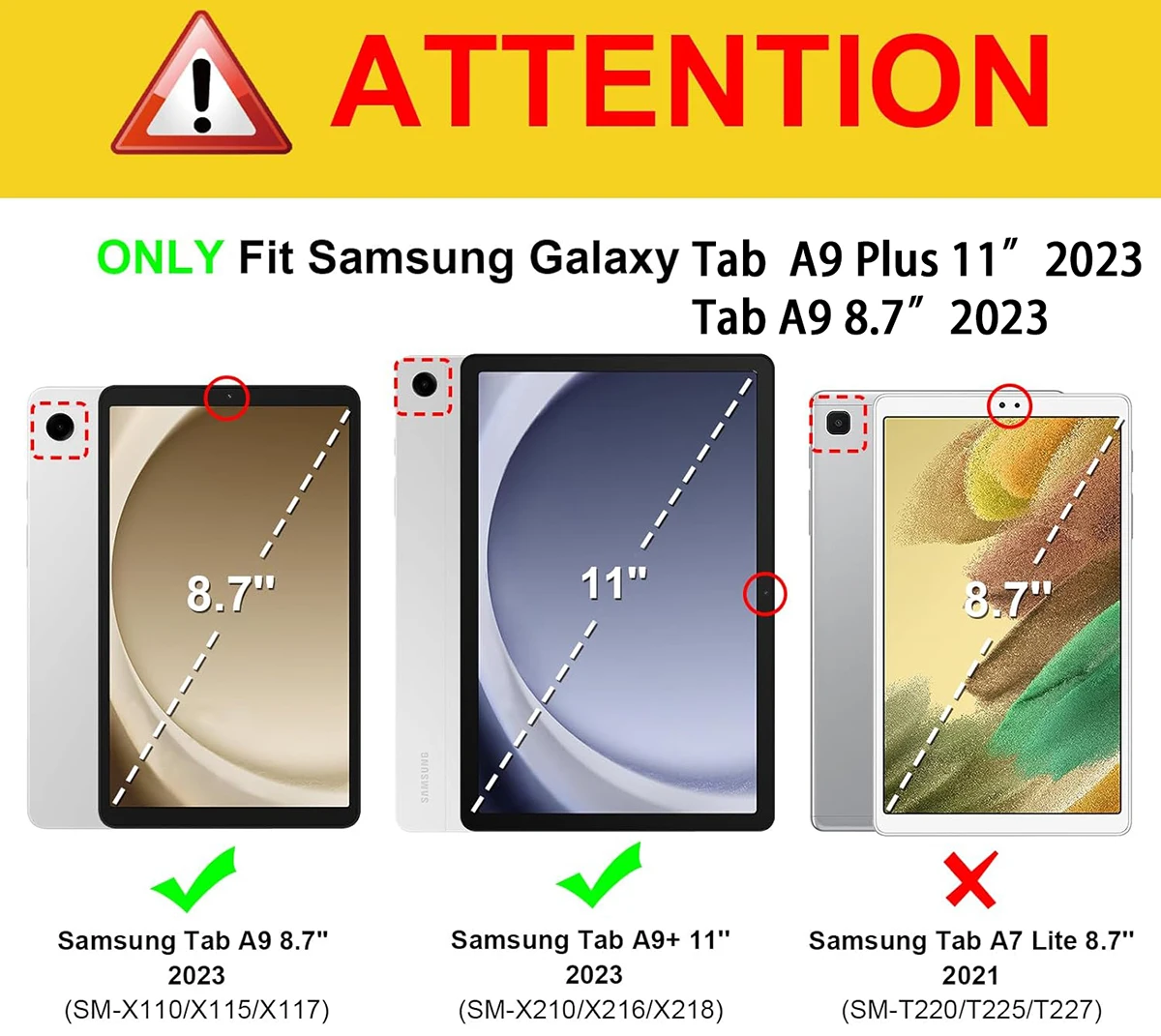 Funda Giratoria para Samsung G - Samsung Tablet A9 Accessories reseña y precio