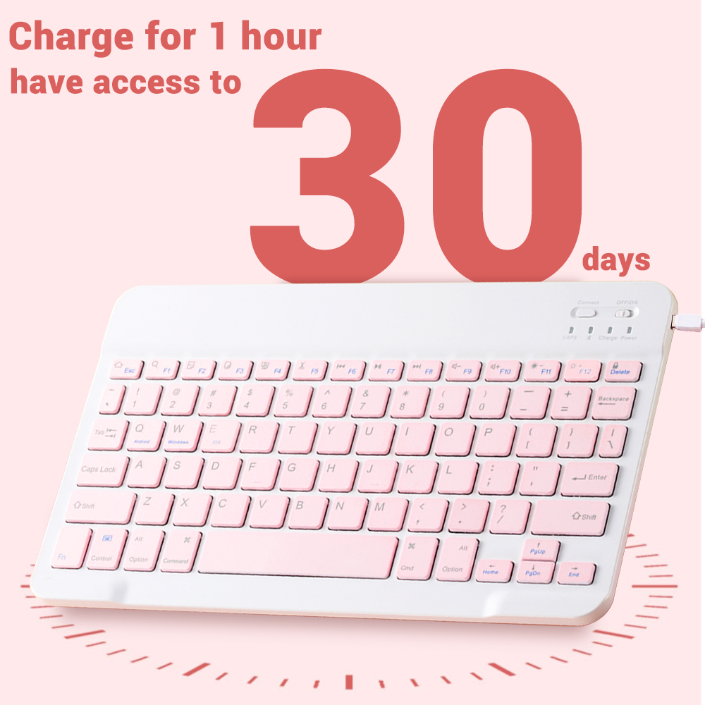 Mini teclado inalámbrico Bluet - Tablet Accessories Keyboard reseña y precio