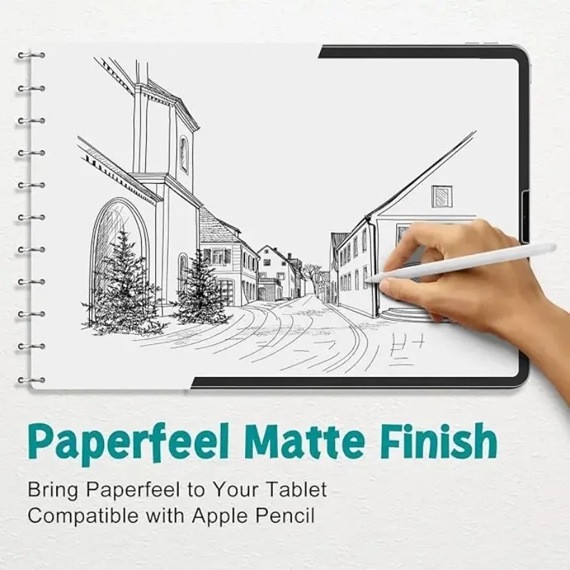 2 protectores de pantalla de p - Paper Feel Screen Film reseña y precio