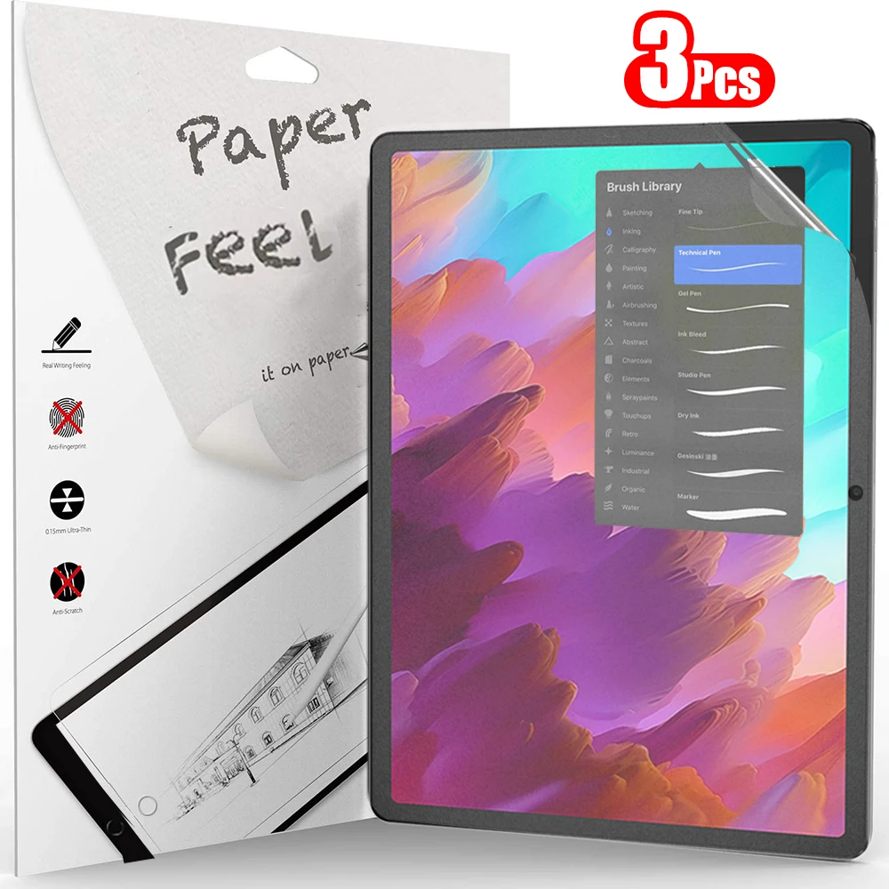 3 uds como Protector de pantal - Paper Feel Screen Film reseña y precio