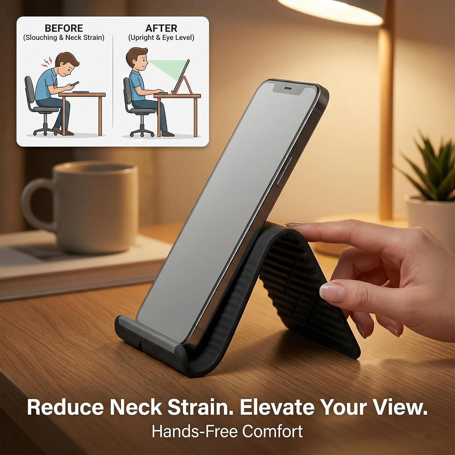 Soporte de silicona plegable y - Laptop Tablet Accessories reseña y precio