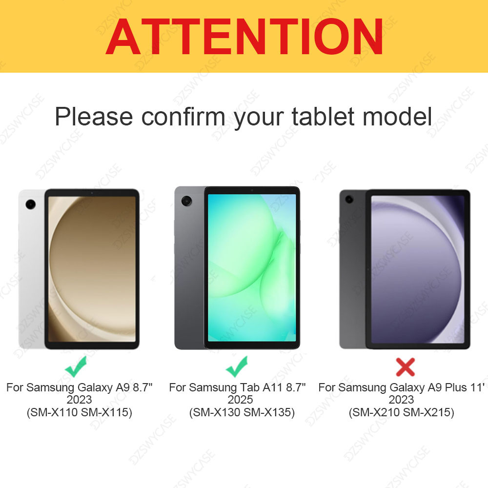 Funda de silicona para Samsung - Samsung Tablet A9 Accessories reseña y precio
