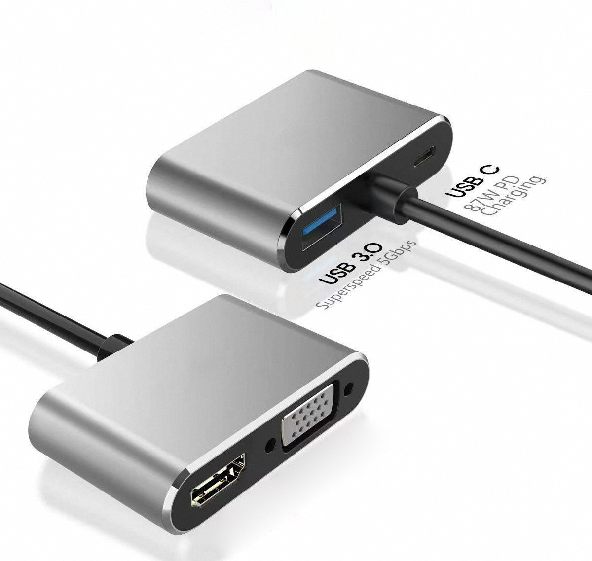 Adaptador de Estación de Acopl - Usb Hub Type C reseña y precio