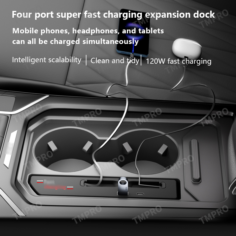 Base de Carga Rápida PD QC par - Usb Hub Type C reseña y precio
